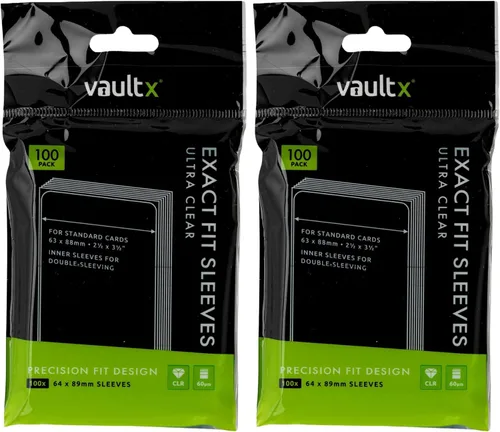 Vista 9 de Vault X Fundas para tarjetas coleccionables de ajuste exacto, suaves, de alta claridad, ajuste perfecto, juegos de cartas coleccionables, deportes