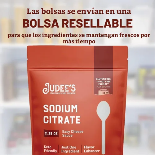 Vista 3 de Para uso, alimenticio sin GMO citrato de sodio (8 oz) excelente para la creación de salsas de queso, sferificación y más