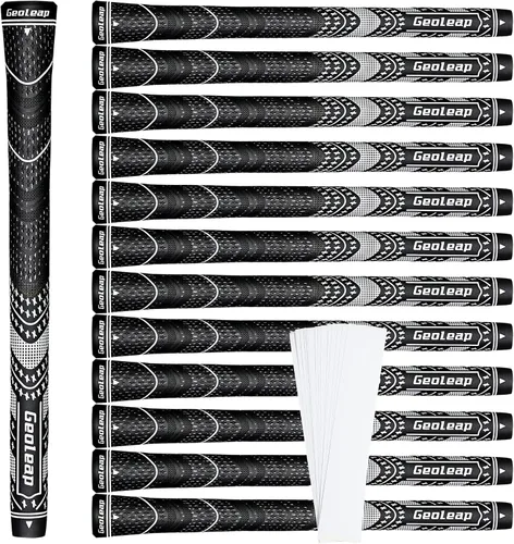 Vista 26 de Geoleap Golf Grips Set of 13- Grips with Tapes and Grips with All Repair Kits for Choice,Hybrid Golf Club Grips All Weather Contral, High Feedback &