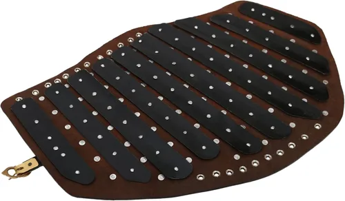 Vista 7 de Mythroyan Medieval Splinted Plate Armor Acero al Carbono Real Adulto Tamaño Set Vikingo Cruzado Traje para Hombres Mujeres Battle Ready