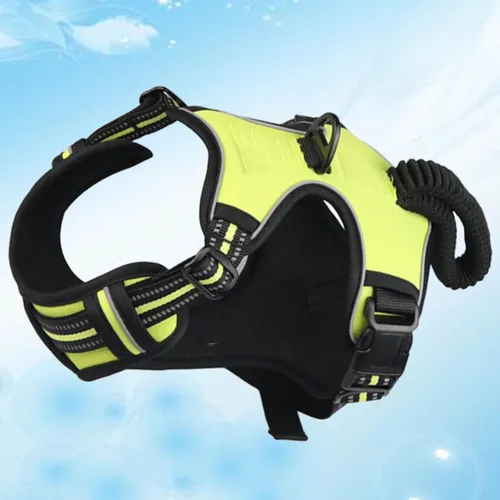 Vista 3 de GANAZONO Pet Harness No Pull Reflective Vest Harness for Medium Large Dogs with Adjustable Chest Strap and Soft Padding XL Green