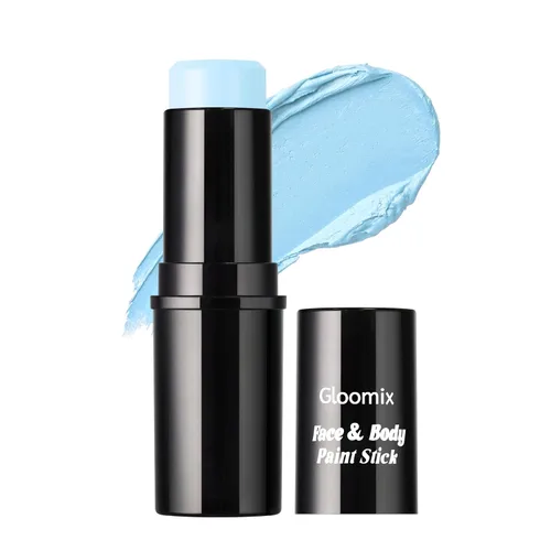 Vista 9 de White Face & Body Paint Stick, Oil-Based Cream, Non-Toxic, for Halloween, Skeleton, Ghost, Clown, Cosplay, SFX, Party & Costume