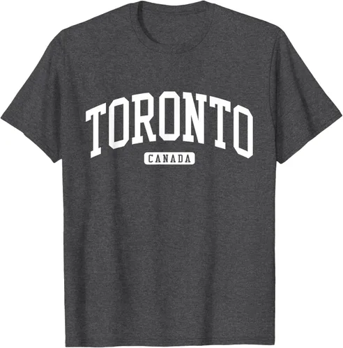 Vista 27 de Camiseta estilo universitario de Toronto Canada, Negro