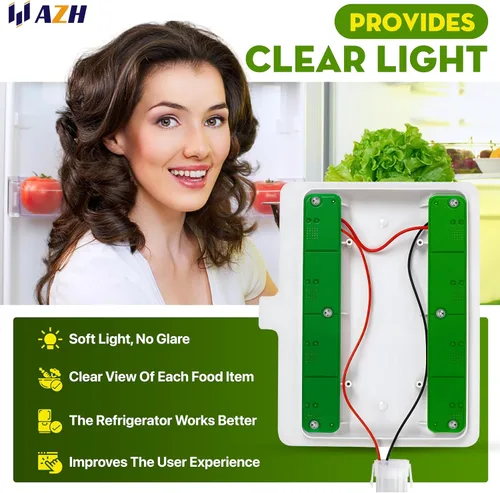 Vista 9 de Reemplazo de luz del módulo LED para refrigerador Whirlpool WRX735SDBH02 WRX735SDBM04 WRX735SDHB00 WRX735SDHV00 WRX735SDHW00 WRX735SDHZ00