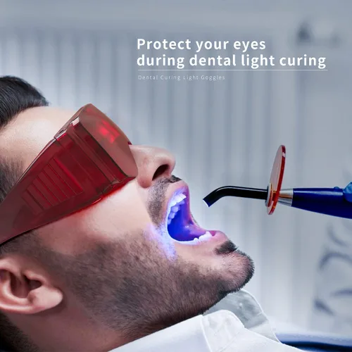 Vista 4 de Las gafas rojas dentales de 4PCS protegen los ojos para blanquear los dientes