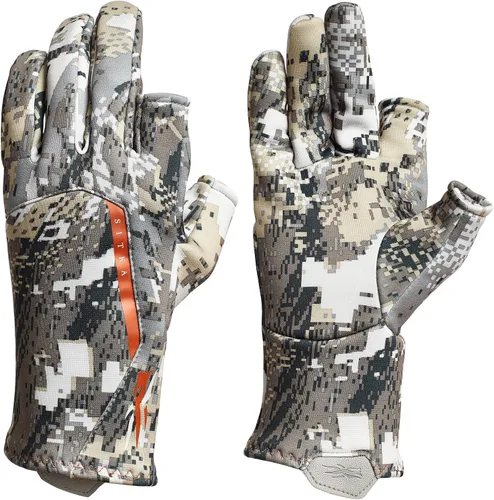 Vista 2 de SITKA Guantes de caza de camuflaje Fanatic Whitetail Optifade Elevated II para hombre