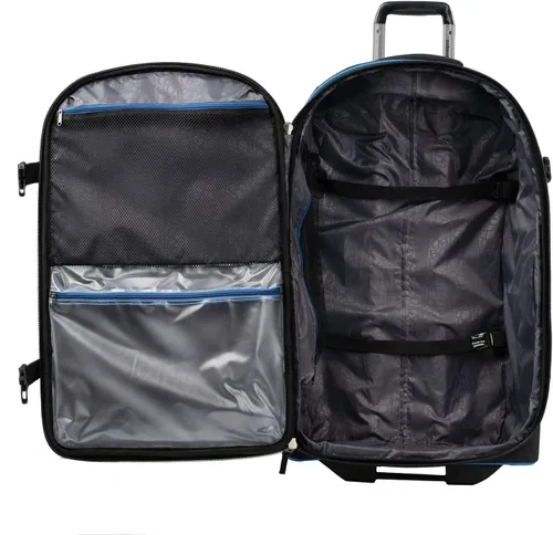 Vista 7 de Travelpro Luggage Bold - Rollaboard expandible de 22", AzulNegro, Maleta vertical enrollable expandible Bold Softside