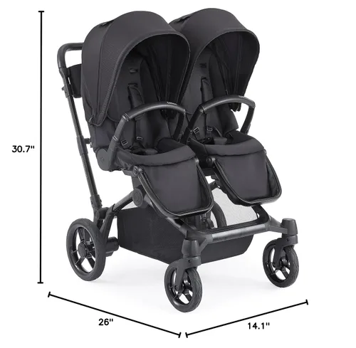 Vista 8 de Contours Accesorio de segundo asiento de tamaño completo, compatibilidad exclusiva con el cochecito Element (modelo ZL032), asiento reversible