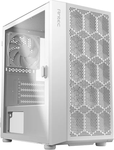 Vista 8 de Antec Dark Phantom Series DP31 Mini-Tower M-ATX - Estuche para juegos, tomas de aire en forma de garra, tira ARGB, panel lateral magnético de vidrio