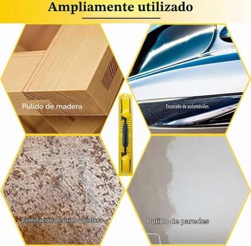 Vista 7 de Toromp Bloque de Lima de Lijado Manual Longboard Flex de Radio Ajustable de 2-3/4" x 15-3/4" con Respaldo de Gancho y Bucle - Usar con Rollos