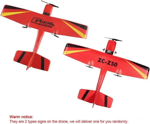 Vista 8 de GoolRC Avión Z50 RC, 2.4G 2CH Avión de control remoto, planeador de avión RC de espuma EPP con giroscopio RTF fácil de volar para principiantes