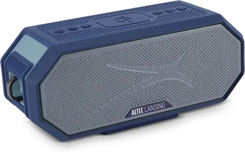 Vista 17 de Altec Lansing - Altavoz Bluetooth HydraBlast 2.0 IP67 impermeable de 20 W rojo/turquesa