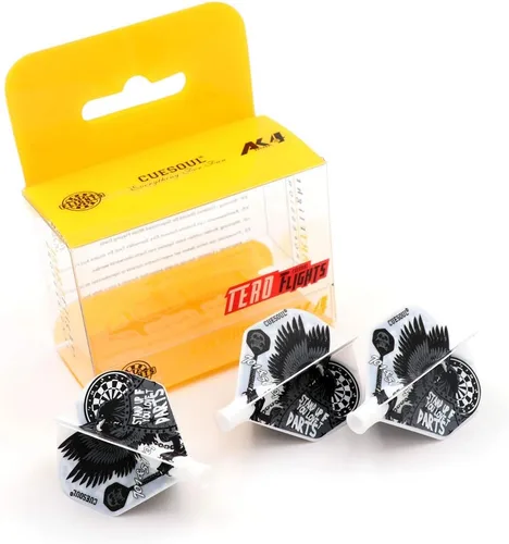 Vista 6 de CUESOUL TERO AK4 Plumas para dardos Forma estándar/Forma escudo/Forma diamante