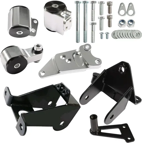 Vista 2 de Silscvtt Reemplazo de montaje de motor Billet para Honda Civic Si Coupe Sedan 2 puertas 2006-2011