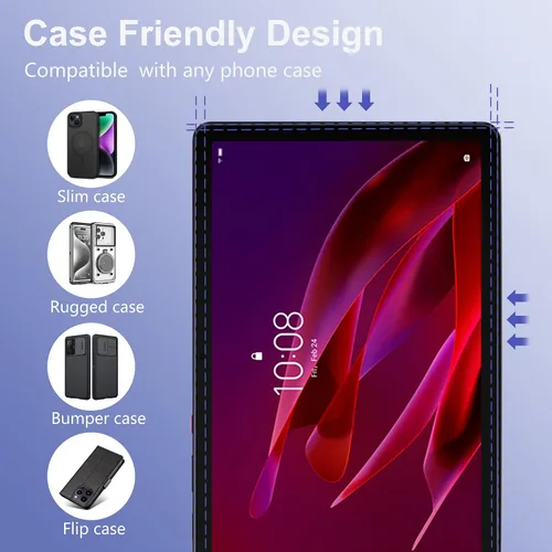 Vista 20 de Protector de pantalla para Redmi Pad 2 SE (2026) de 9.7 pulgadas, dureza 9H, arañazos, vidrio templado, compatible con fundas, arañazos