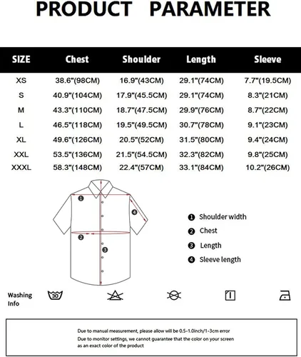Vista 7 de ZEROYAA Camisas de lino y algodón ajustadas para hombre, de manga corta, con botones, ligeras, para la playa, con bolsillo
