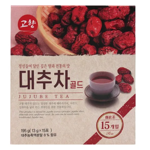 Vista 3 de GOHYANG KOREAN - Té tradicional de azufaifo de 0.46 oz x 15 bolsas de té_Producto de Corea