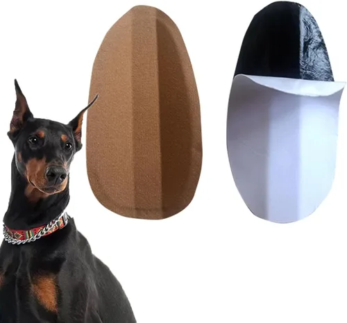 Vista 6 de Herramienta de soporte adhesivo para orejas de perro, corrección fija de oreja de perro, soporte vertical para Doberman, pequeño (0.98 x 1.97)
