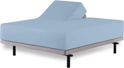 Vista 35 de Juego de sábanas premium de 4 piezas - Sábanas de cama de algodón tamaño individual - 100% algodón - 300 número de hilos - Sábana bajera ajustable