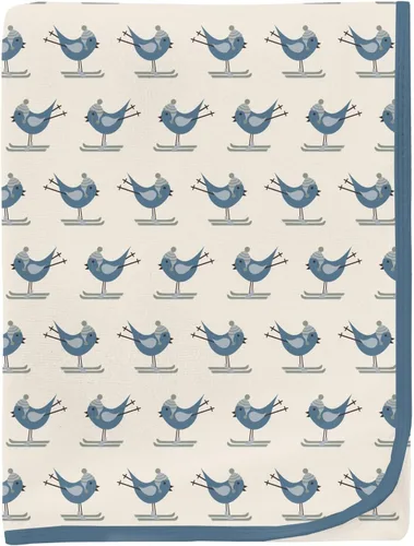 Vista 4 de KicKee - Manta para envolver con estampado, suave y sedosa, manta de seguridad, tamaño 40 x 29 pulgadas (Bay Gingerbread - Talla única)