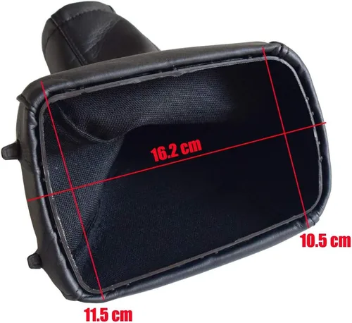 Vista 3 de 5 velocidades manual perilla polaina cubierta de cuero para Vauxhall Opel Astra II G Zafira A 1998-2010 (3 piezas)