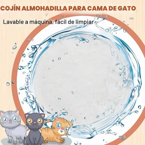 Vista 6 de Abbylike Paquete de 3 cojines redondos de 14 pulgadas para cama de perro