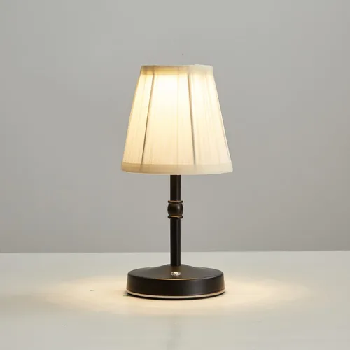 Vista 8 de Lámpara Mini Inalámbrica de 5W en Oro, Lámpara Pequeña Operada con Batería de 3000 mAh, Lámparas de Mesa Pequeñas Vintage, Lámparas Recargables
