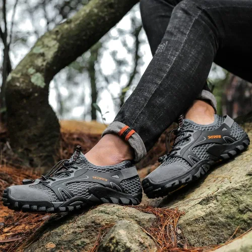 Vista 6 de YING LAN Zapatos de agua de secado rápido antideslizantes para playa, natación, deportes acuáticos, buceo, vela, kayak, pesca, descalzo, piscina