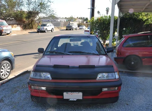 Vista 2 de Sujetador de máscara de capó de coche para Honda Civic 88 89 90 91 1988 1989 1990 1991 EF