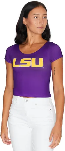 Vista 183 de Lojobands Camiseta corta ajustada para mujer, hecha en Estados Unidos, talla única