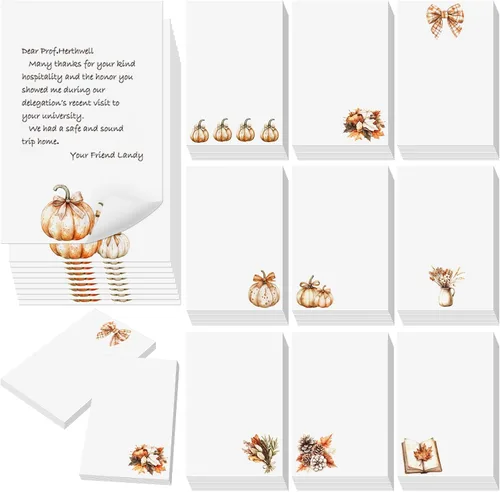 Vista 11 de Spiareal 100 tarjetas de notas en blanco, negro, 4 x 6 pulgadas, Halloween