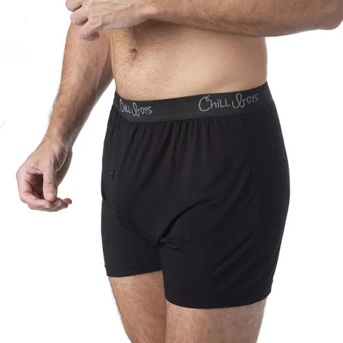 Vista 7 de Chill Boys Viscose from Bamboo Boxers for Men - Cool Comfortable, Soft Breathable Underwear - Boxer Shorts (1 Pack)
