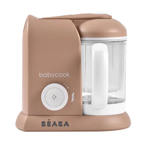Vista 2 de BEABA Babycook Solo - Máquina de alimentos para bebés 4 en 1, procesador de alimentos para bebés, vaporera de alimentos para bebés, capacidad grande