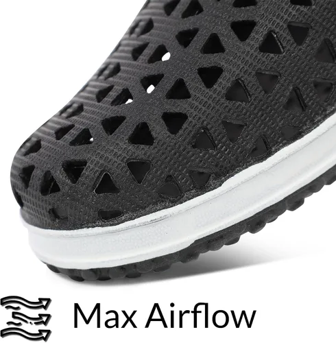Vista 5 de Shorepoint Outfitters Zapatos de agua ventilados para mujer, zapatos de ducha antideslizantes, zapatos de meter para piscina, playa, jardín