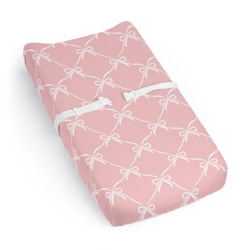 Vista 8 de Sweet Jojo Designs Funda para cambiador de bebé (flores de ciervos del bosque) para niñas, fundas para cambiar pañales para bebés/recién nacidos