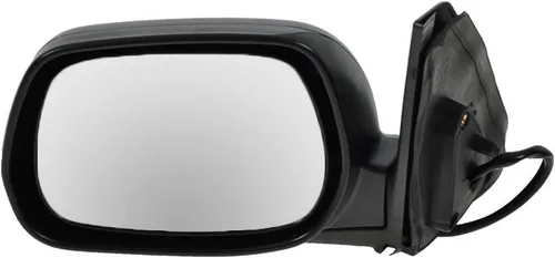 Vista 29 de TRQ Espejo plegable con calefacción eléctrica del lado del conductor con indicador de punto ciego pintura a juego negro liso compatible con Kia