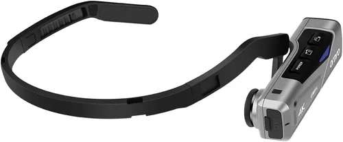 Vista 3 de Videocámara ORDRO EP7 4K 60FPS con montaje en la cabeza, control por APP Wi-Fi, estabilizador cardán de 2 ejes con control remoto, tarjeta