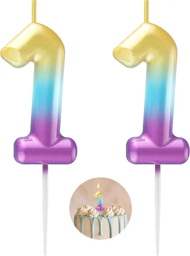 Vista 142 de Vela Azul Número 15 de Cumpleaños Velas 3D de Número para Pastel de Cumpleaños Decoración de Fiesta de Cumpleaños Suministros para Boda