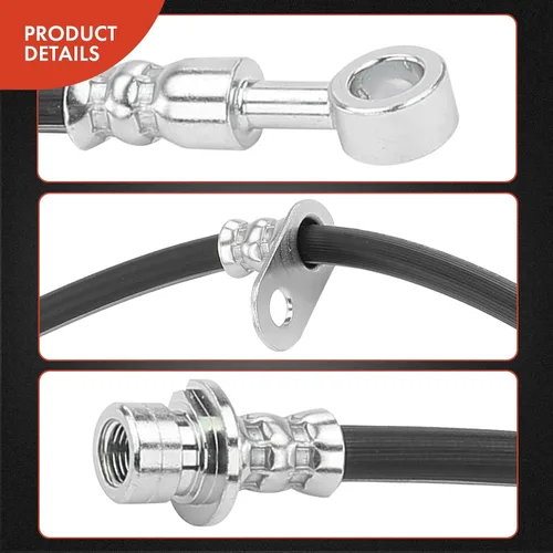 Vista 5 de A-Premium Manguera hidráulica de freno delantero para conductor y pasajero compatible con modelos seleccionados Honda y Acura - Pilot 2009-2015, MDX