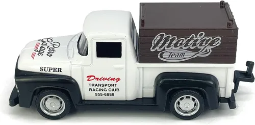 Vista 8 de VIIGER Camión Pickup Remolcador de Tráiler Juguete Cámper RV Autocaravana Juguetes para Niños Modelo de Auto de Metal Fundido a Presión