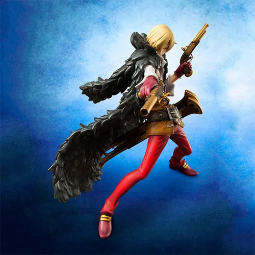 Vista 4 de Megahouse One Piece P.O.P.: Edición Z Versión Sanji Figura de PVC, modelo excelente