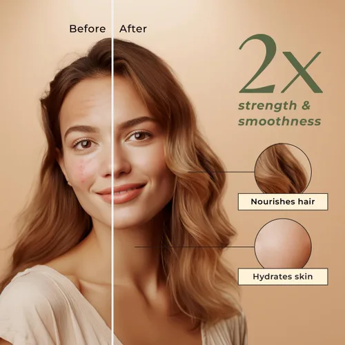 Vista 3 de Gya Labs - Aceite de argán marroquí orgánico para el cabello y la piel, reduce el encrespamiento y el cuero cabelludo seco, promueve el crecimiento