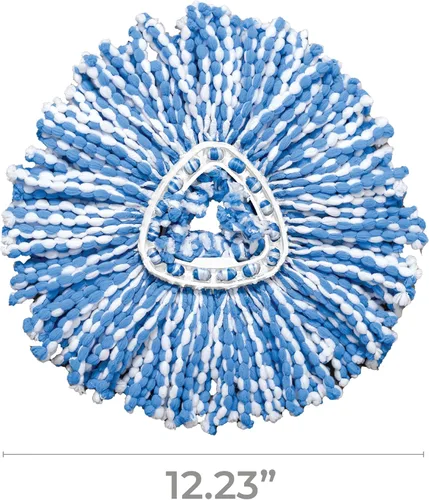 Vista 9 de [Usado] O-Cedar RinseClean - Sistema de trapeador giratorio y cubeta Limpia con agua limpia Elimina el 99% de las bacterias Trapeador giratorio