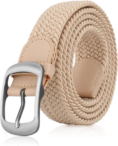 Vista 10 de XZQTIVE Cinturón trenzado elástico para hombres y mujeres, cinturón de golf tejido multicolor, cinturones elásticos para jeans 00 Estilo1