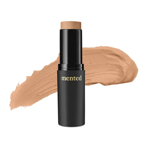 Vista 15 de Mented Cosmetics - Base de maquillaje en barra, corrector y barra de contorno para piel oscura, base en crema para mujeres negras, vegano y libre