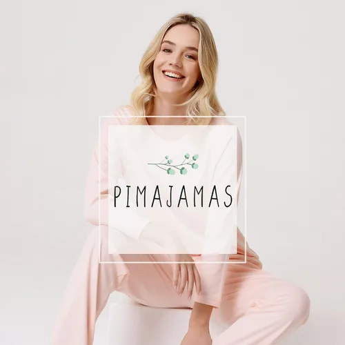 Vista 7 de Pima - Pijama de algodón peruano para mujer conjunto de pijama de lujo para mujer pijama súper suave 100 algodón pima