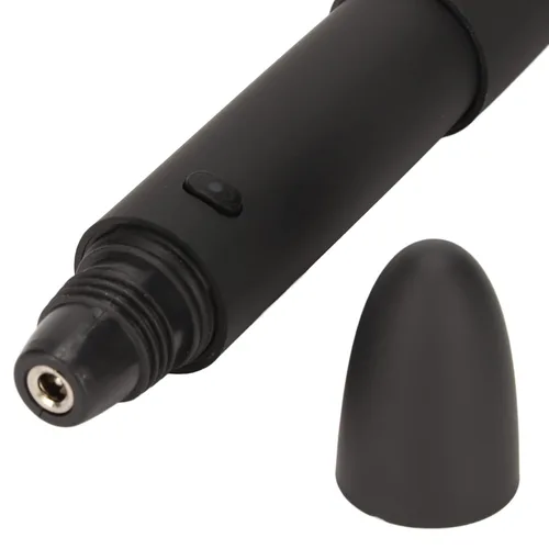 Vista 8 de Cepillo de maquillaje eléctrico, recargable de 10 velocidades, mezcla de cepillo facial vibratorio, contorno, resaltado y acabado de aerógrafo