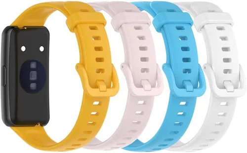 Vista 23 de Senter Correa de repuesto de goma suave de liberación rápida para reloj inteligente Huawei Band 7
