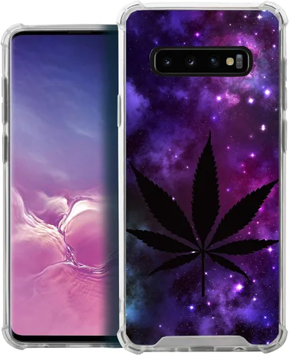 Vista 30 de CasesOnDeck - Funda compatible con Samsung Galaxy S10+ S10 Plus 6.4 pulgadas] S10+ Funda delgada, transparente y flexible de poliuretano