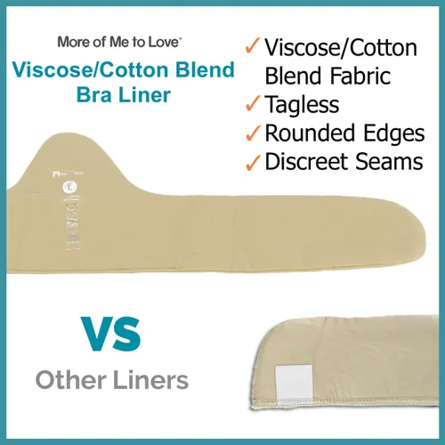 Vista 4 de More of Me to Love Comfort and Padded - Forro de brasier de mezcla de viscosa y algodón, paquete de 3 unidades, pequeño, negro, blanco, beige